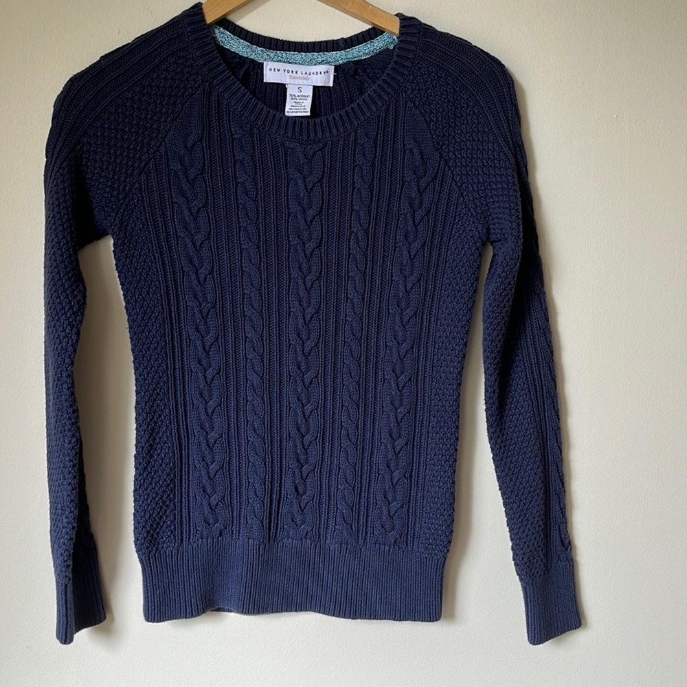 New York Laundry cable knit sweater